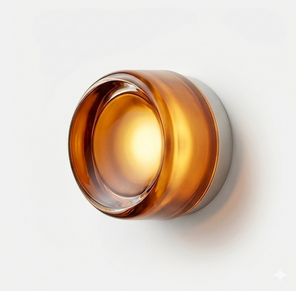 Applique Ambra — Verre ambré