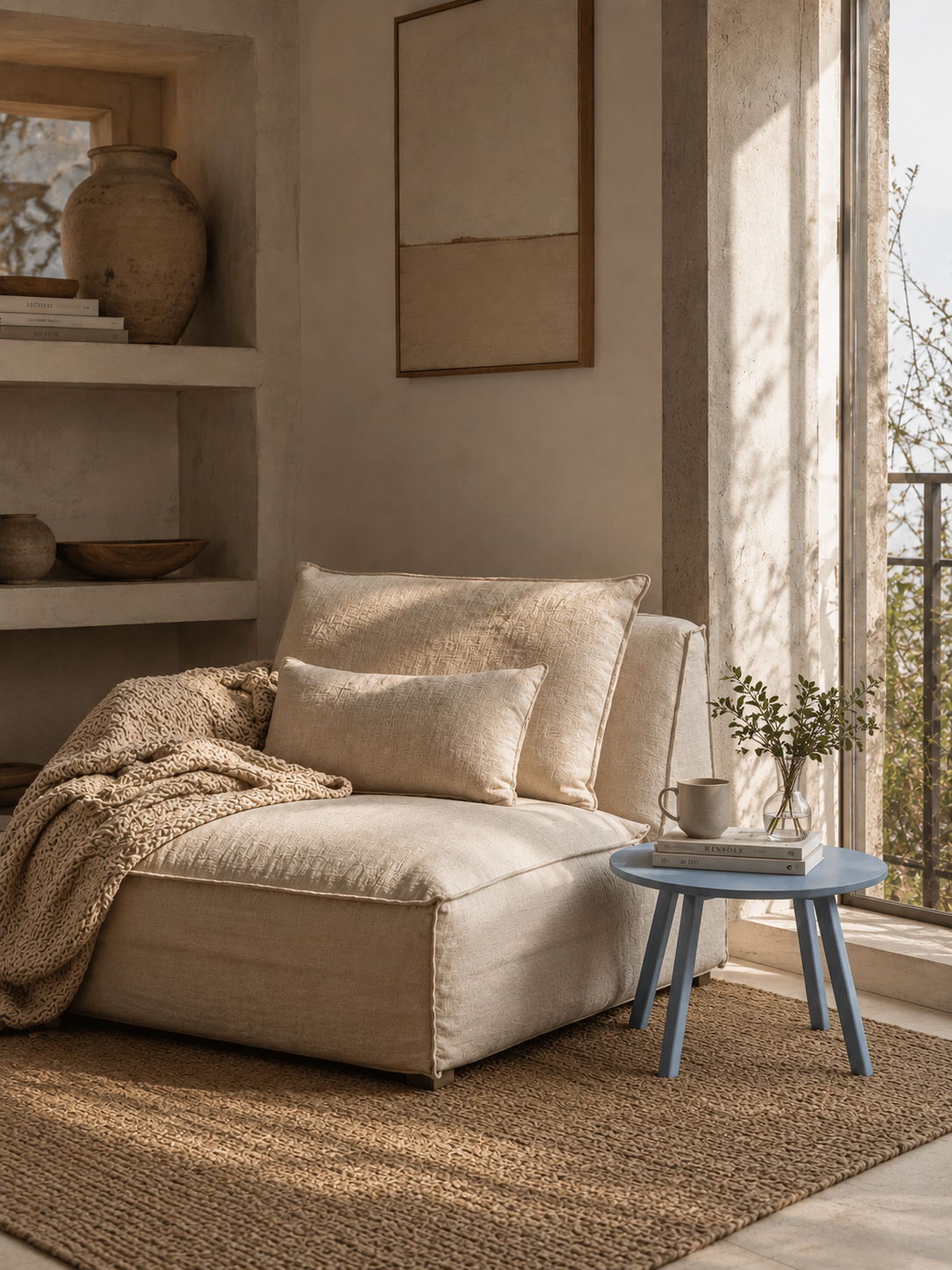 Table Giardino — Extérieur bleu