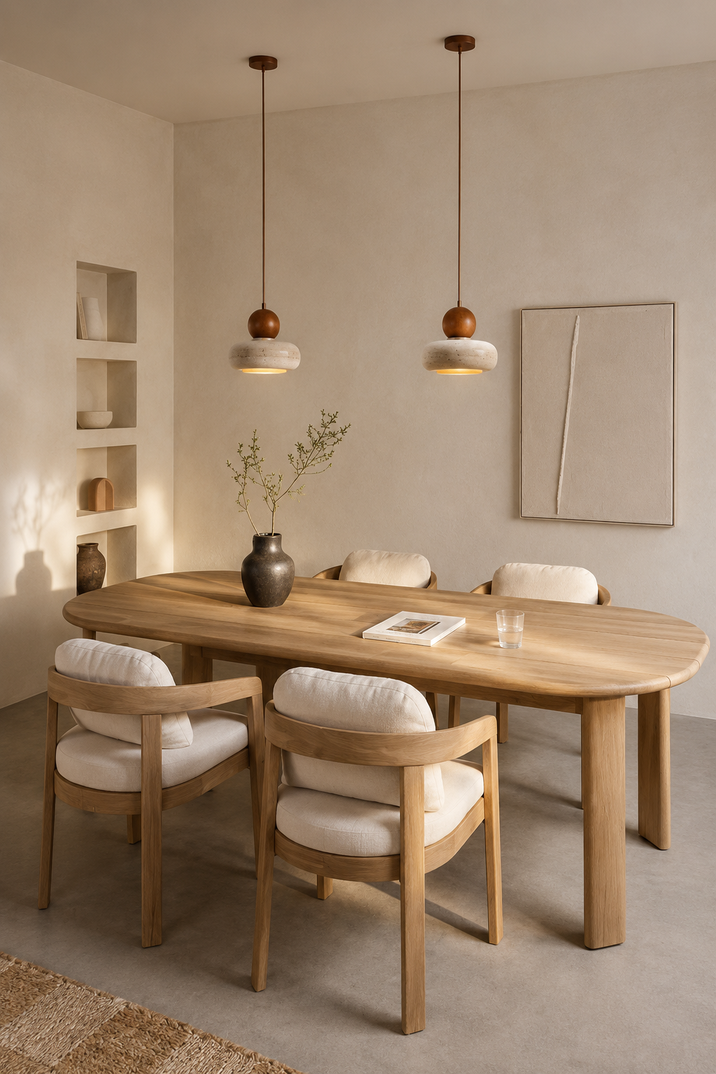 Suspension Cavea — Travertin