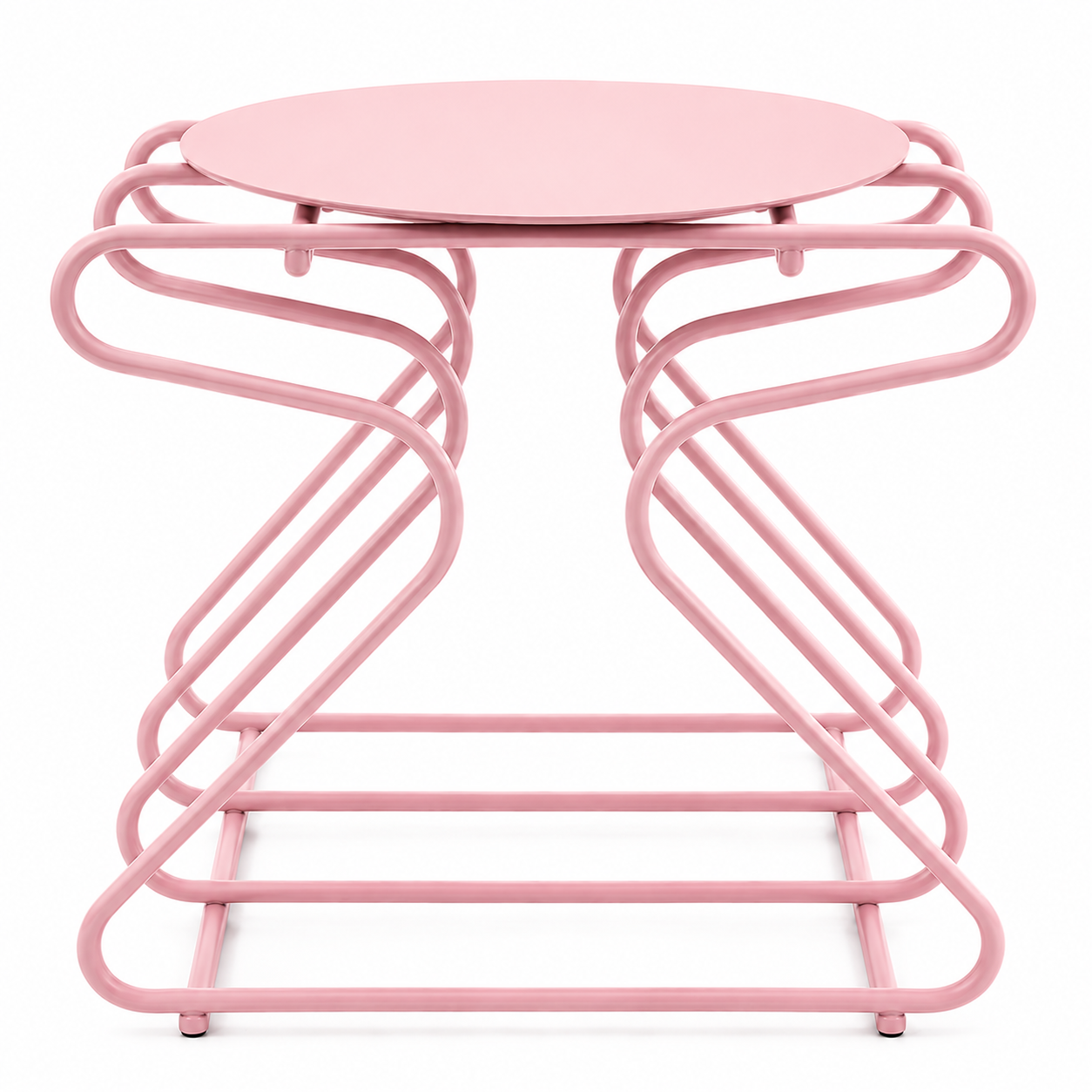 Table Industria — Métal bleu