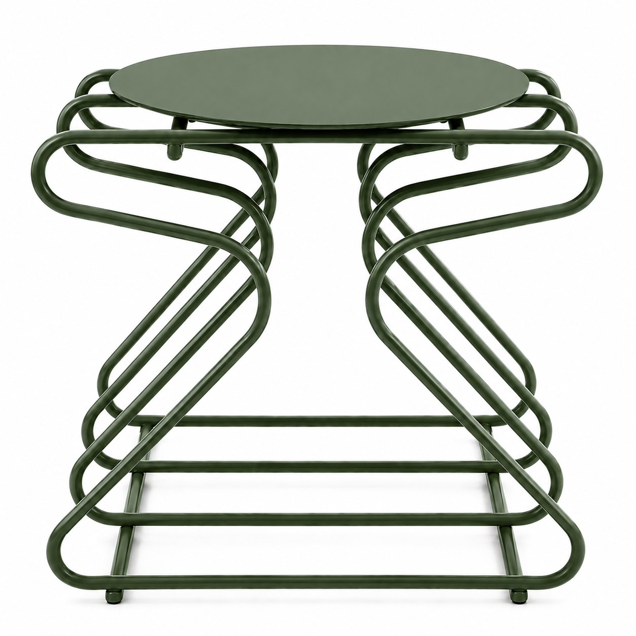 Table Industria — Métal bleu
