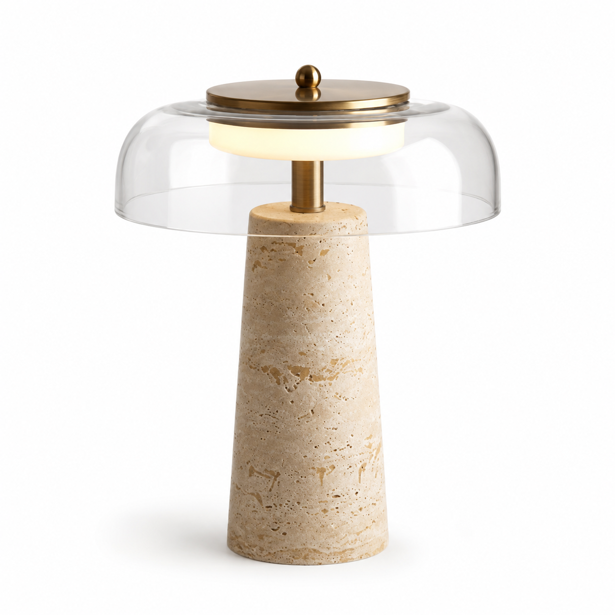 Lampe Fungo — Travertin