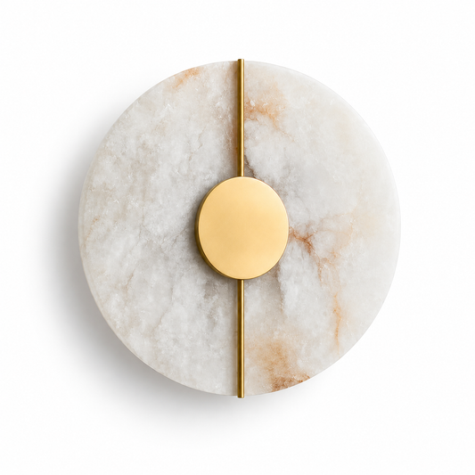 Applique Goldea — Marbre & laiton