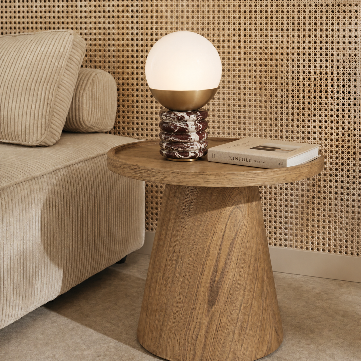 Lampe Siena — Marbre & Verre