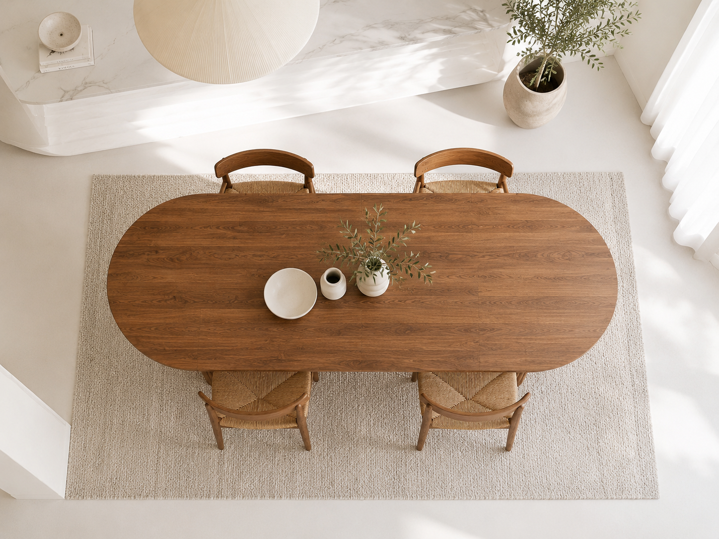 Table Tavola — Bois massif ovale