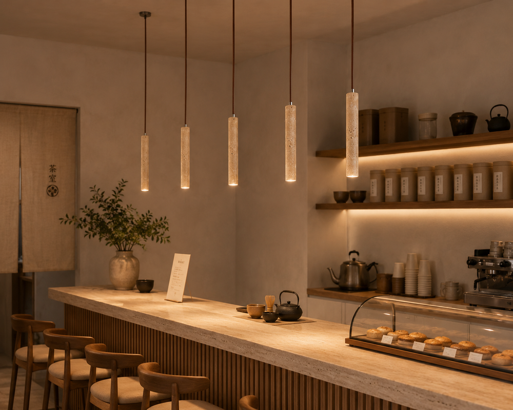 Suspension Verona — Travertin