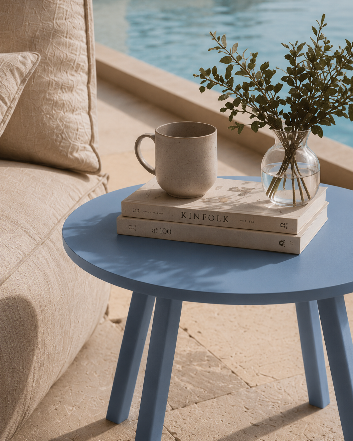 Table Giardino — Extérieur bleu