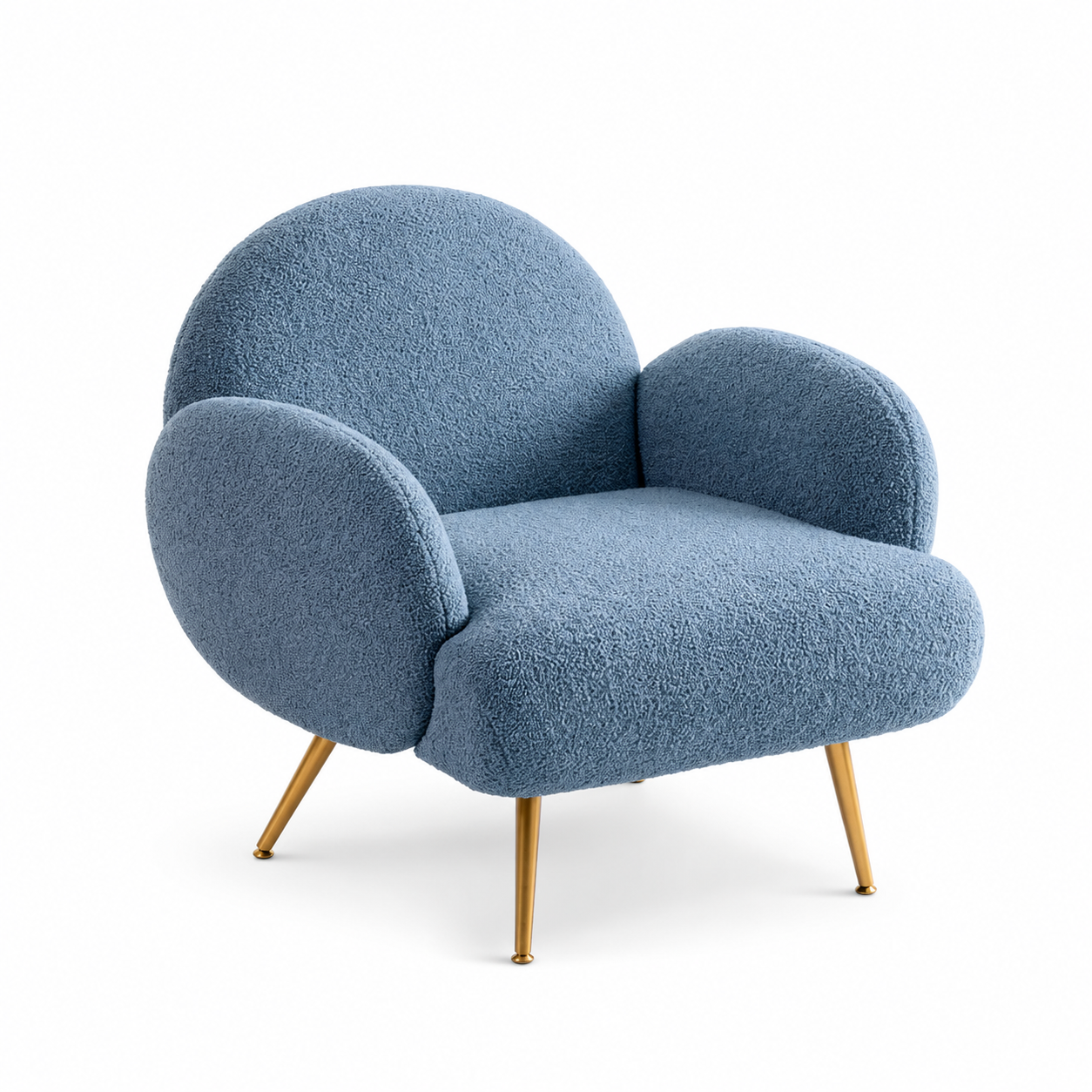 Fauteuil Bleu Saphir