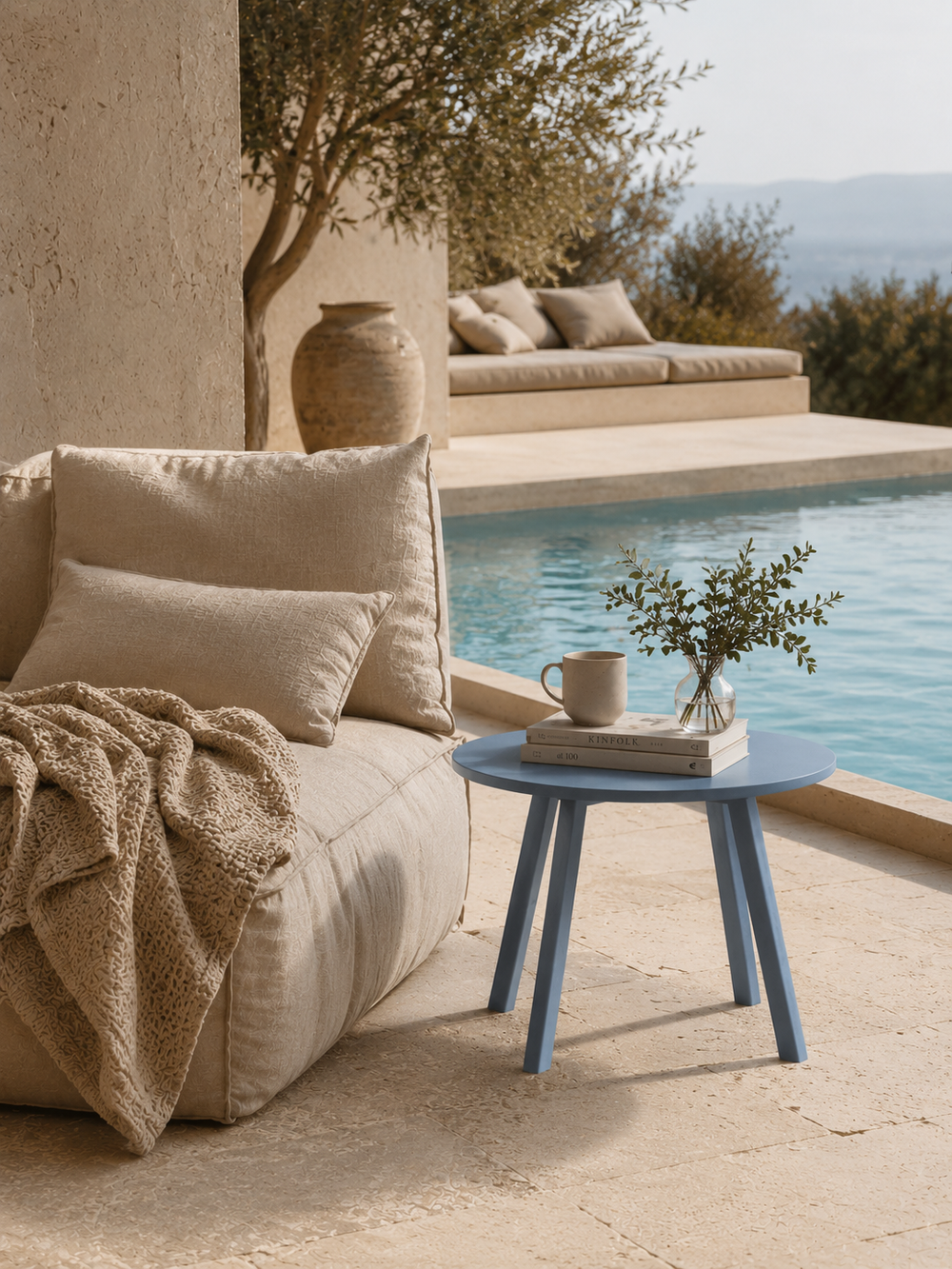 Table Giardino — Extérieur bleu